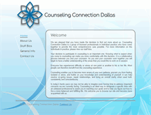 Tablet Screenshot of counselingconnectiondallas.com